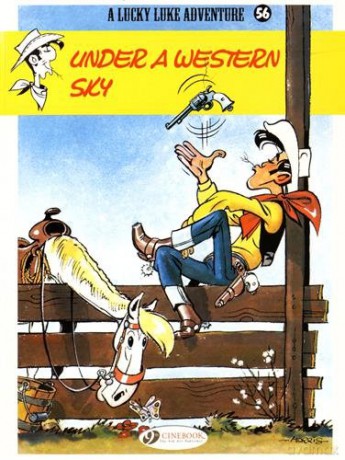 Lucky Luke Vol. 56: Under a Western Sky (Lucky Luke 56) - Morris [KOMIKS]