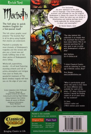 Macbeth The Graphic Novel: Quick Text (British English) - William Shakespeare [KOMIKS]