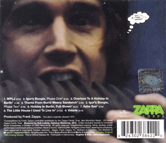 Frank Zappa: Burnt Weeny Sandwich [CD]