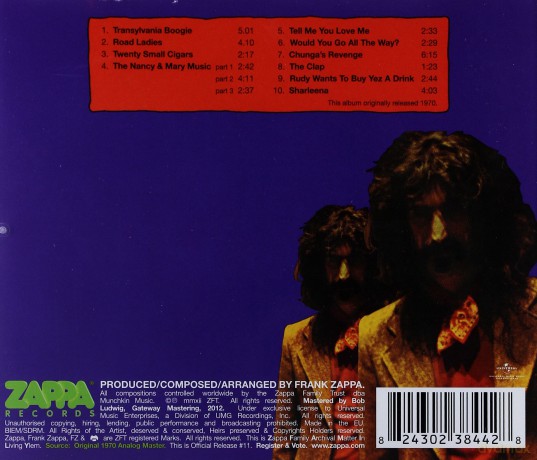 Frank Zappa: Chunga's Revenge [CD]