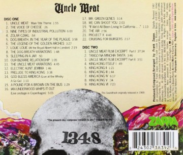 Frank Zappa: Uncle Meat [2CD]