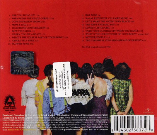 Frank Zappa: We're Only In It For The Money [CD]