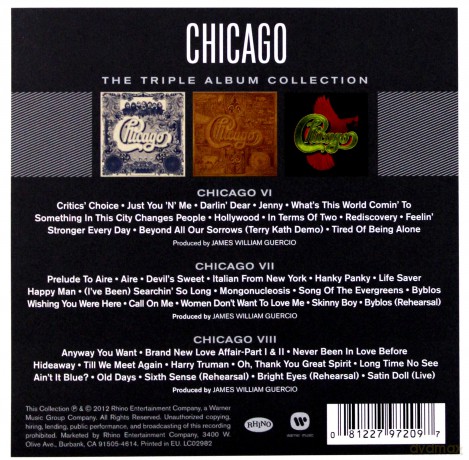 Chicago: The Triple Album Collection [3CD]