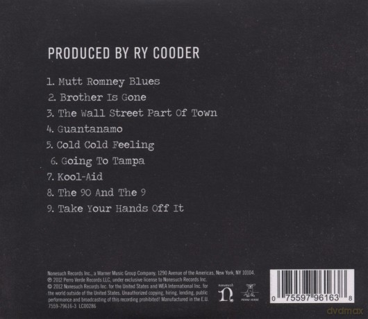 Ry Cooder: Election Special [CD]