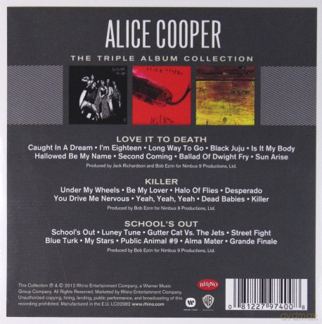 Alice Cooper: The Triple Album Collection [3CD]