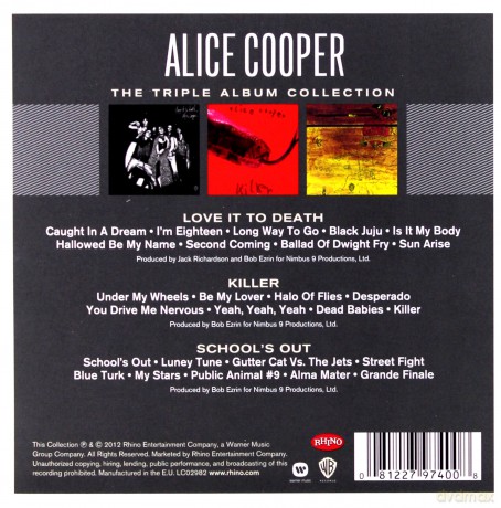 Alice Cooper: The Triple Album Collection [3CD]