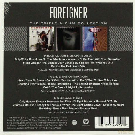 Foreigner: The Triple Album Collection [3CD]