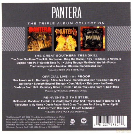 Pantera: The Triple Album Collection [3CD]