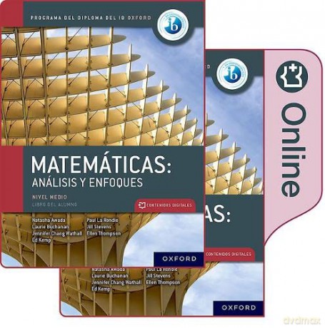 Matemáticas IB: Análisis y Enfoques, Nivel Medio, Paquete de Libro Impreso y Digital. - Natasha Awada [KSIĄŻKA]