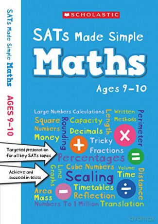 Maths Practice and Revision Workbook For Ages 9-10 (Year 5) Covers all key topics with answers (SATs Made Simple) - Paul Hollin [KSIĄŻKA]