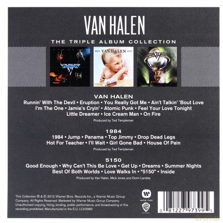 Van Halen: The Triple Album Collection [3CD]