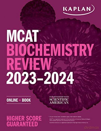 MCAT Biochemistry Review 2023-2024: Online + Book (Kaplan Test Prep) - Kaplan Test Prep [KSIĄŻKA]