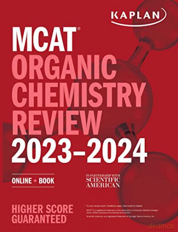 MCAT Organic Chemistry Review 2023-2024: Online + Book (Kaplan Test Prep) - Kaplan Test Prep [KSIĄŻKA]