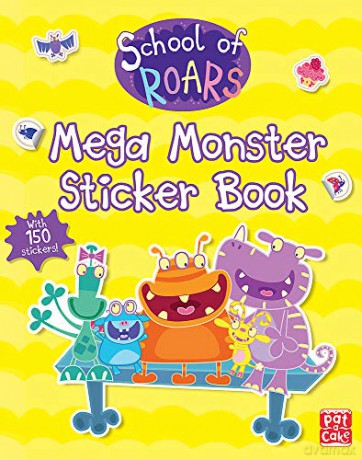 Mega Monster Sticker Book - Pat-a-Cake [KSIĄŻKA]