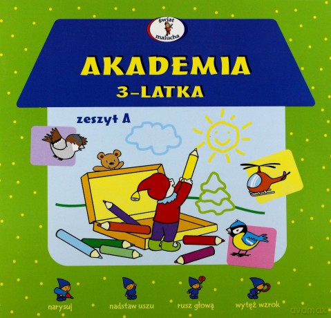 Akademia 3-latka (Zeszyt A) [KSIĄŻKA]