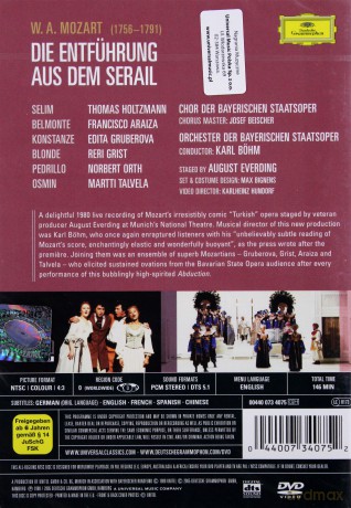 Bohm: Mozart: Die Entfuhrung Aus Dem Serail [DVD]