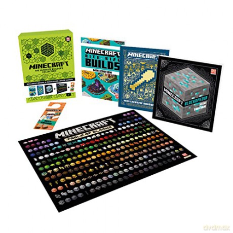 Minecraft The Ultimate Builder's Collection Gift Box: The perfect children's gift for kids and teens into video games this Christmas, new and official for 2022. - Mojang AB [KSIĄŻKA]