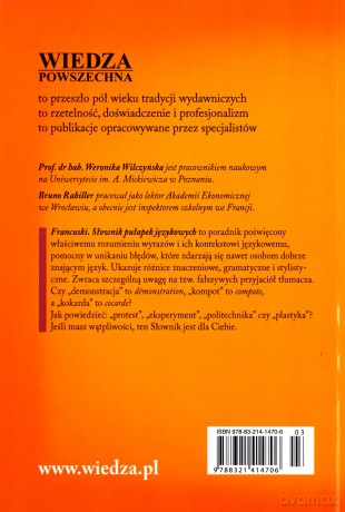 Francuski. Słownik Pułapek Językowych [KSIĄŻKA]