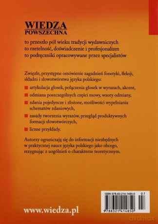 Gramatyka Języka Polskiego. Podręcznik Dla Cudzoziemców [KSIĄŻKA]