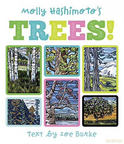 Molly Hashimoto's Trees! Board Book - Zoe Burke [KSIĄŻKA]
