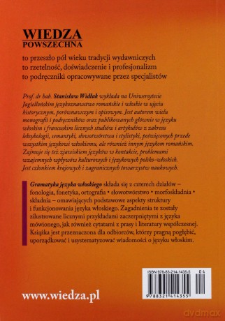 Gramatyka Języka Włoskiego [KSIĄŻKA]