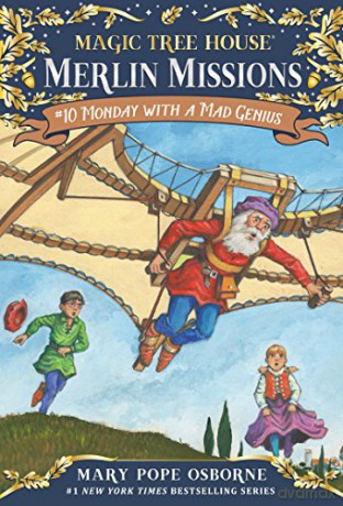Monday with a Mad Genius: 10 (Magic Tree House (R) Merlin Mission) - Mary Pope Osborne [KSIĄŻKA]