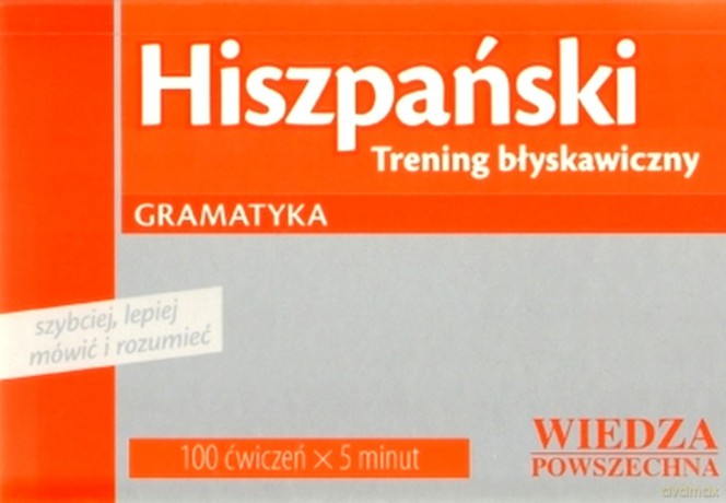 Hiszpański - Trening Błyskawiczny. Gramatyka [KSIĄŻKA]
