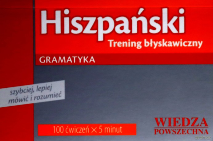 Hiszpański - Trening Błyskawiczny. Gramatyka [KSIĄŻKA]