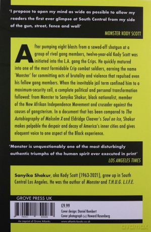 Monster: The Autobiography of an L.A. Gang Member - Sanyika Shakur [KSIĄŻKA]