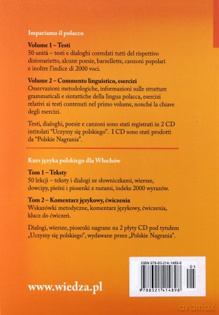 Impariamo Il Polacco. T.1/2 [KSIĄŻKA]