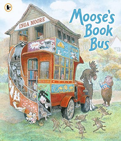 Moose's Book Bus - Inga Moore [KSIĄŻKA]