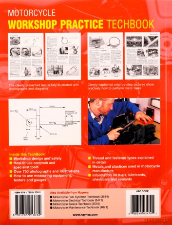 Motorcycle Workshop Practice Tech Book (2nd Edition) - Anon [KSIĄŻKA]