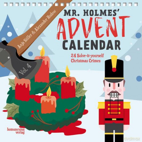 MR HOLMES Kalendarz Adwentowy VOL 4 24 SOLVE: 24 Solve-it-Yourself Christmas Crimes [KSIĄŻKA]