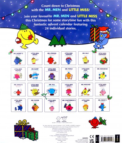 Mr Men Little Miss Kalendarz Adwentowy: Storybook collection containing 24 brilliantly funny illustrated children's books to count down to Christmas 2022 - Adam Hargreave [KSIĄŻKA]