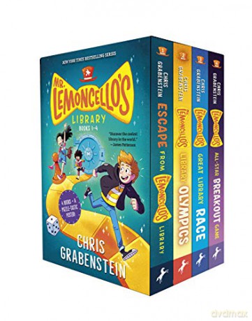 Mr. Lemoncello's Library Books 1-4 (Boxed Set) - Chris Grabenstein [KSIĄŻKA]