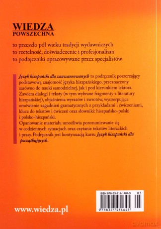Język Hiszpański Dla Zaawansowanych [KSIĄŻKA]