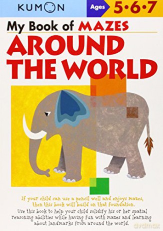 My Book Of Mazes: Around The World - Kumon [KSIĄŻKA]