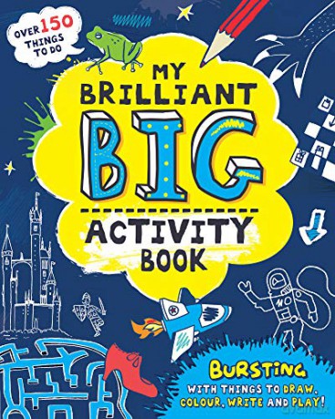 My Brilliant Big Activity Book: Bursting with Things to Draw, Colour, Write and Play! - Andrea Pinnington [KSIĄŻKA]