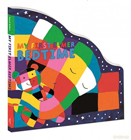 My First Elmer Bedtime: Shaped Board Book (Elmer Shaped Board Books) - David McKee [KSIĄŻKA]