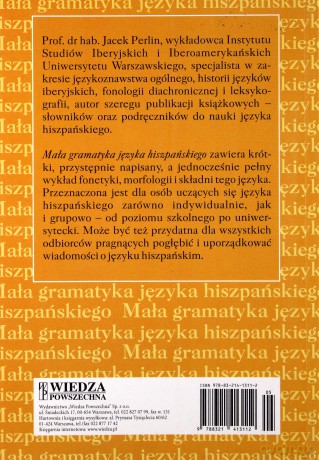 Mała Gramatyka Języka Hiszpańskiego [KSIĄŻKA]