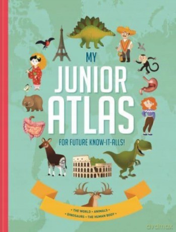 My Junior Atlas: World/Animals/Dinosaurs/Human body - Yoyo Books [KSIĄŻKA]