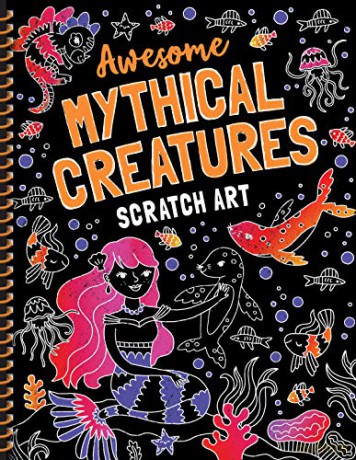 Mythical Creatures Scratch Art - Lake Press [KSIĄŻKA]