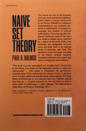 Naive Set Theory (Dover Books on Mathematics) - Paul R. Halmos [KSIĄŻKA]