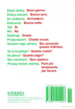 Minirozmówki Włoskie [KSIĄŻKA]