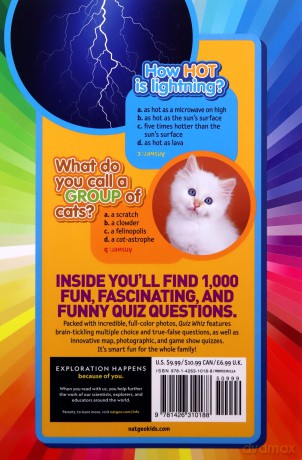National Geographic Kids Quiz Whiz: 1,000 Super Fun, Mind-Bending, Totally Awesome Trivia Questions - National Geographic Kids Magazine [KSIĄŻKA]