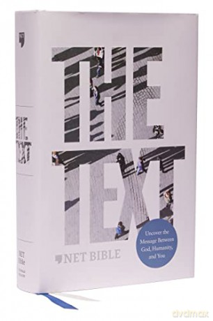 NET, The TEXT Bible, Hardcover, Comfort Print: Uncover the message between God, humanity, and you - DiMarco [KSIĄŻKA]