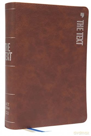NET, The TEXT Bible, Leathersoft, Brown, Comfort Print: Uncover the message between God, humanity, and you - DiMarco [KSIĄŻKA]