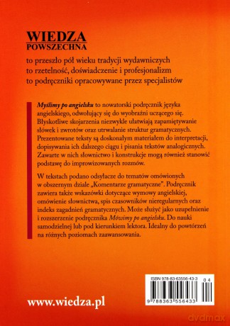 Myślimy Po Angielsku [KSIĄŻKA]+[CD]
