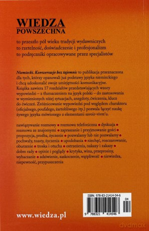 Niemiecki. Konwersacje Bez Tajemnic [KSIĄŻKA]