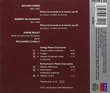 Bolet/Rso/Chailly: Grie:Piano Concerto [CD]